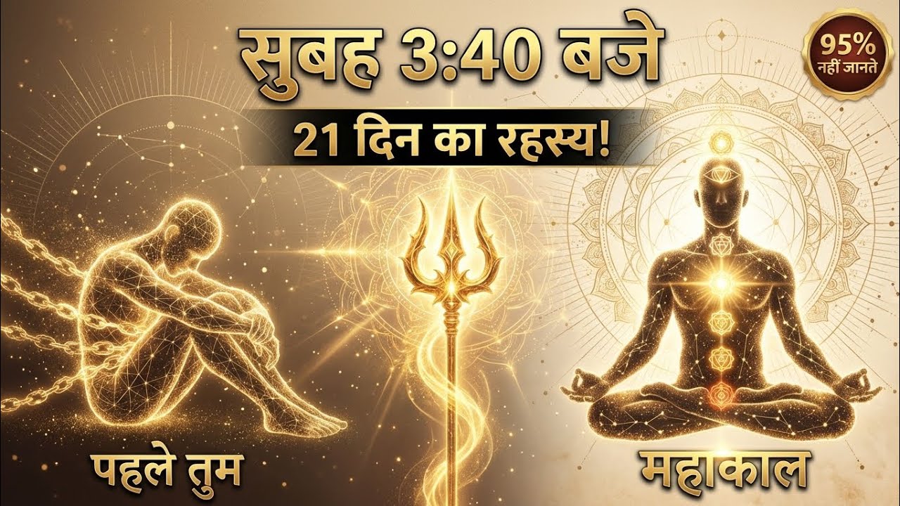 3:40 सुबह का रहस्य | ब्रह्म मुहूर्त की 7 गुप्त शक्तियाँ | महाकाल साधना का असली विज्ञान