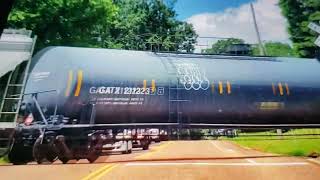 HLCX 1029, Grenada Railroad 3832, 8148 & 8146 Freight Train