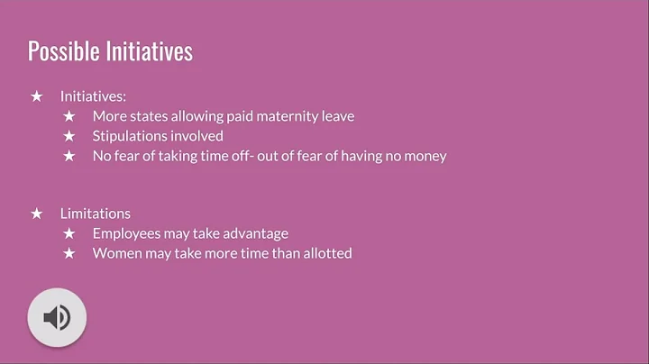 PBSI 315 Social Issue Presentation on Maternity Le...