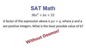 SAT Math (Without Desmoss)