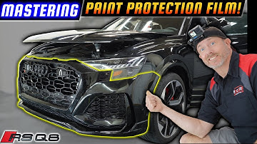 2025 Audi RSQ8 Front Bumper PPF Installation - CORE Paint Protection Film Kit Training