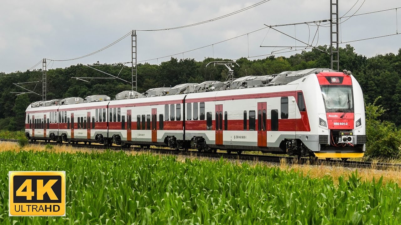 RegioPanter pro ZSSK 660 001-9 a 660 801-2 VUZ Velim test track Czech Republic 17.7.2019 (4K)