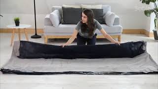 Sable Double Size Air Bed with Built-in Electric Pump and Pillow Inflatable Air Mattress Comfortable Flocked Top 228 x 152 x 43 cm Sable Double Size Air Bed with Built-in Electric Pump and Pillow Inflatable Air Mattress Comfortable Flocked Top 228 x 152 x 43 cm