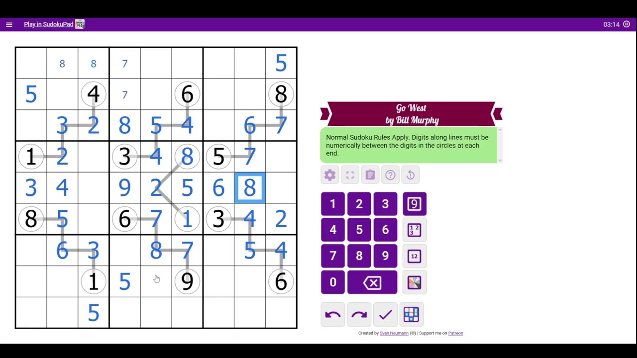 sudoku 15/02 - Go West