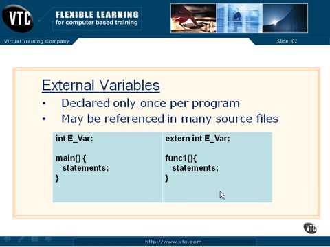External Variables   05   Chapter 05