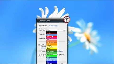 Marvelous 12Hr Clock Windows 7 Desktop Gadget