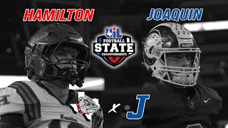 Hamilton vs Joaquin 2A DI TEXAS HIGH SCHOOL FOOTBALL STATE CHAMPIONSHIP #txhsfb