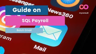 SQL Payroll - How to set-up batch email payslip?