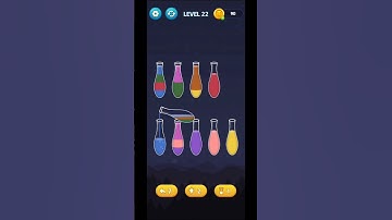 SORTPUZ Game Level 22 Relaxing Colour Sorting Puzzle Gameplay #puzzlegame #sortpuz #shorts