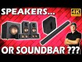 Speakers or Sound bar? How to decide.... Installation, Cost, Quality