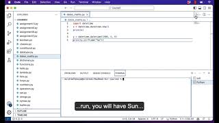 Week 15 : Lesson 1 - Python Date & Math