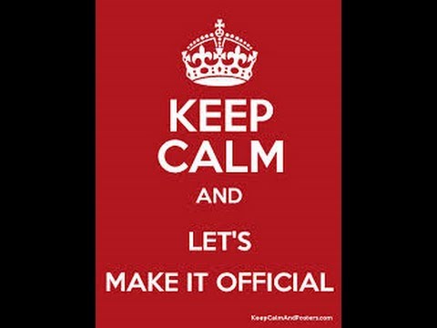 LETS MAKE IT OFFICIAL - YouTube
