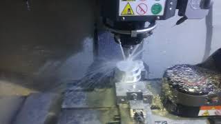 Milling aluminum 10 000 mm/min#cnc#kennametal cor 5# haas dm1