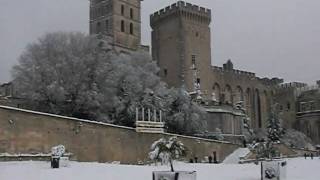 avignon sous la neige