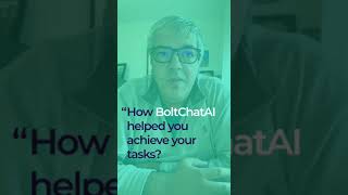 Carlos Hernandez, Director at Intuit Research talking about his experience using BoltChatAI
