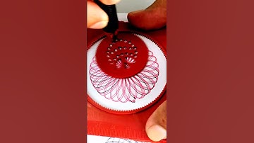 what this pattern make resemble #satisfying #shorts #drawing #spirograph