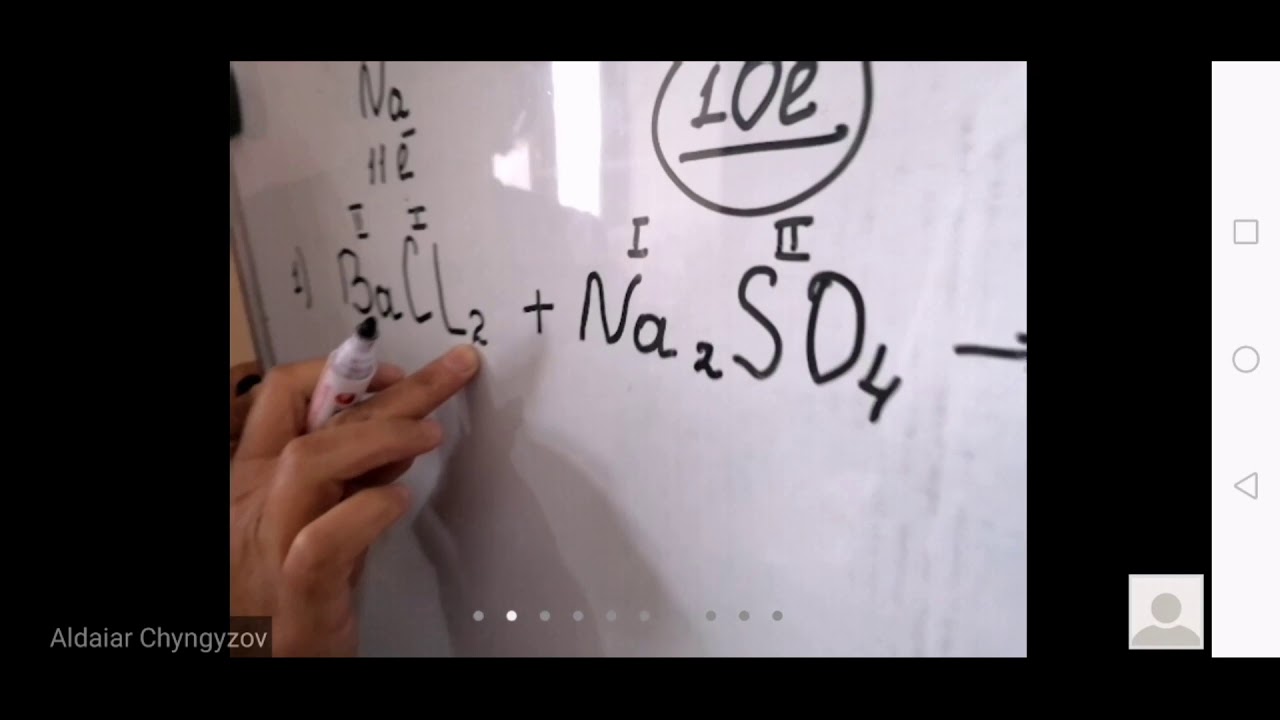 Онлайн сабак. ЖРТке даярдануу курсу. Ион алмашуу реакциялары Базаркулова Нурсыйда.