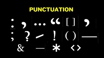 Punctuation Marks.  A Complete Overview For Students and Writers.