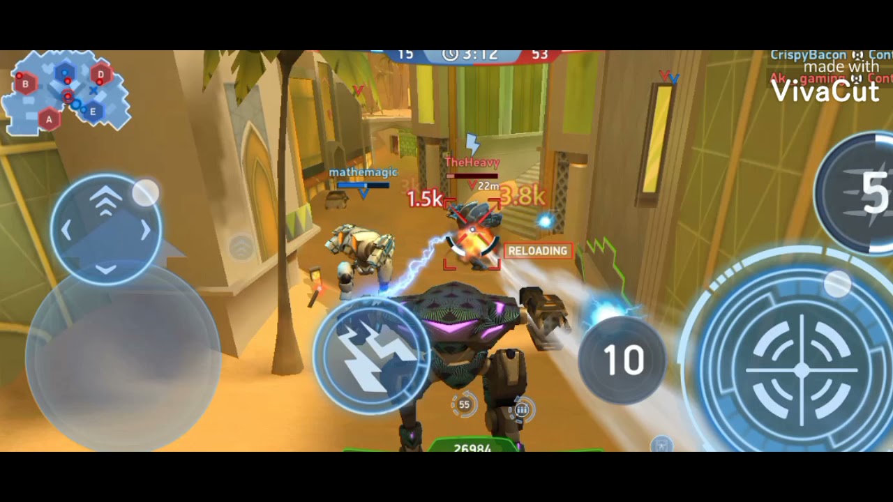 Mech arena shot video