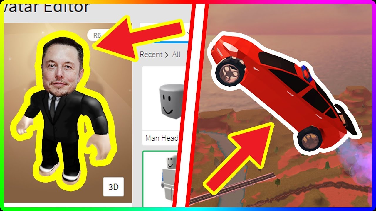 prompthunt: elon musk as a roblox avatar