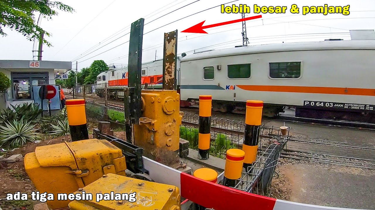 Perlintasan JPL 46 Pondok Jati Kini Punya Palang Baru, Lebih Besar & Lebih Panjang