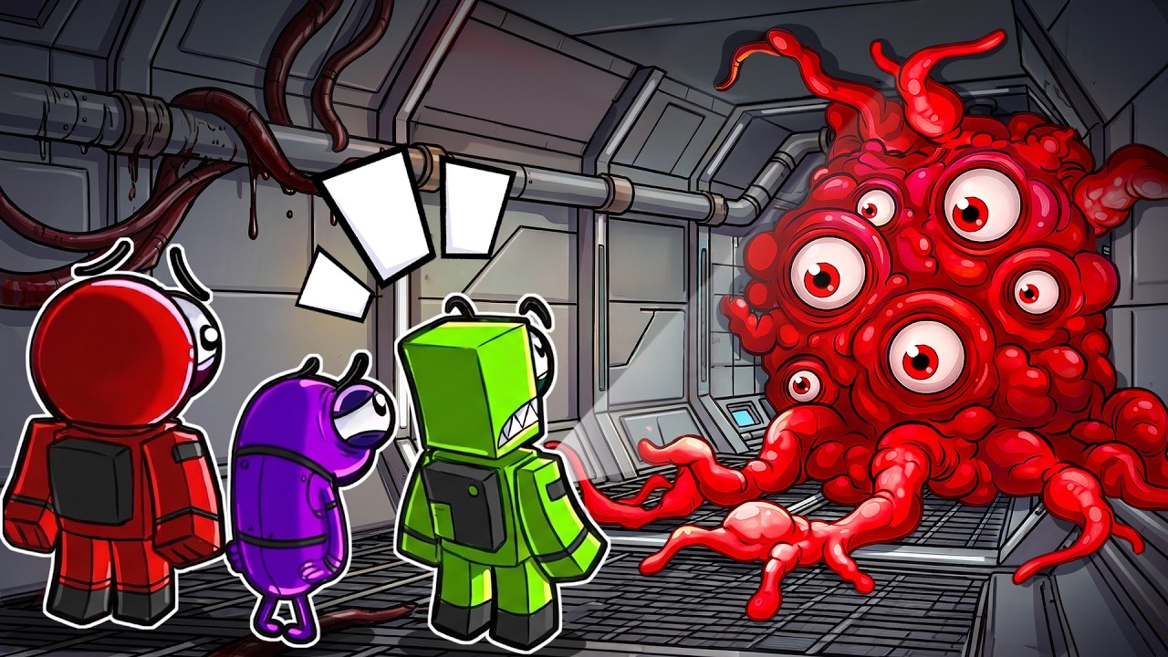 DISTRESS SIGNAL found! Exploring an INFECTED ALIEN SPACESHIP! (Leak)