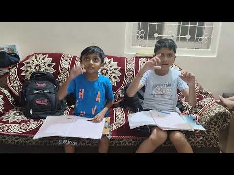 Nilaksh & Amogh Doing Abacus Visualization | Mega Mind Educations | Amazing Speed & Focus