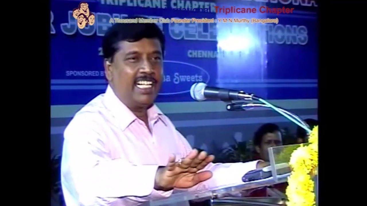 Gnanasambanthan l Humour Club International Triplicane Chapter l 25th Anniversary Celebrations