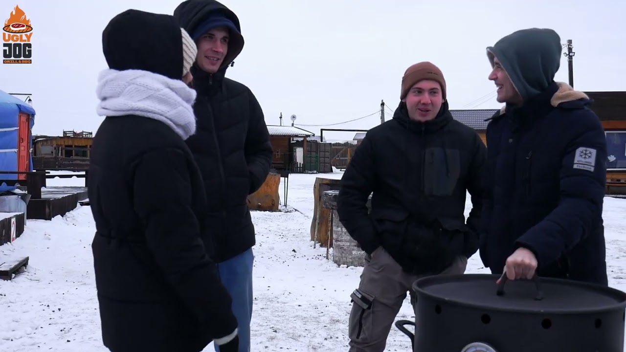 Зимнее BBQ с грилем Углежог на базе отдыха Green Rancho