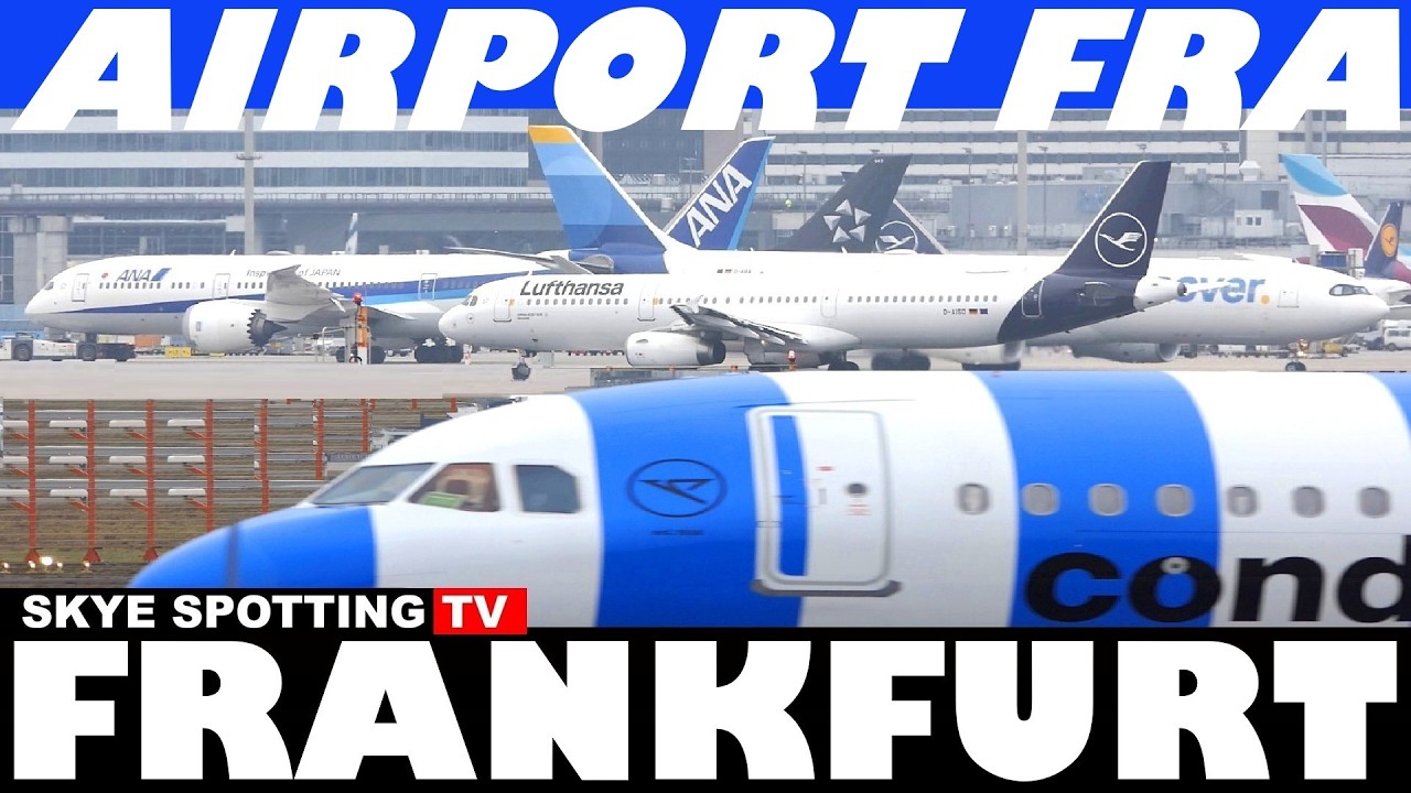 Frankfurt Airport | Morning Rush Hour | Plane Spotting | FRA Runway Action