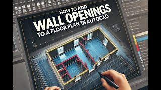 3 How to add wall openings to a floor plan in AutoCAD