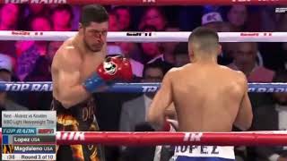 WOW!! DOWN AND OUT - Teofimo Lopez vs Diego Magdaleno, Full Highlights