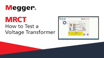 Megger MRCT: How to Test a Voltage Transformer