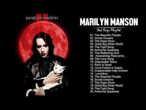 Marilyn Manson Greatest Hits Full Album - Best Songs Of Marilyn Manson Playlist 2021