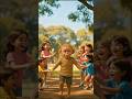Children tease monkey in the park #Shortswithsaloni #bandarmama