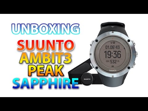 Suunto Ambit3 Peak Sapphire HR - Unboxing  ((PT))