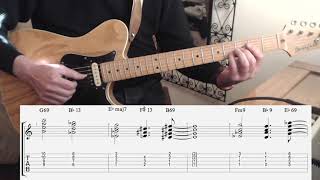 GIANT STEPS (John Coltrane) - Harmonized Melody and Chords - (slow)