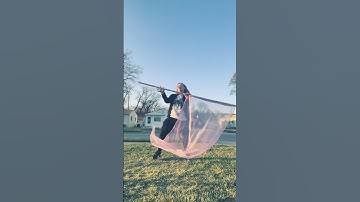 The sunrise #beginner #growwithme #colorguard #flag