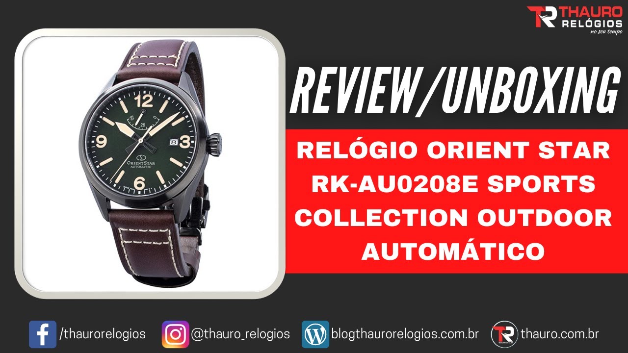 REVIEW / UNBOXING: Relógio ORIENT STAR RK-AU0208E Sports 