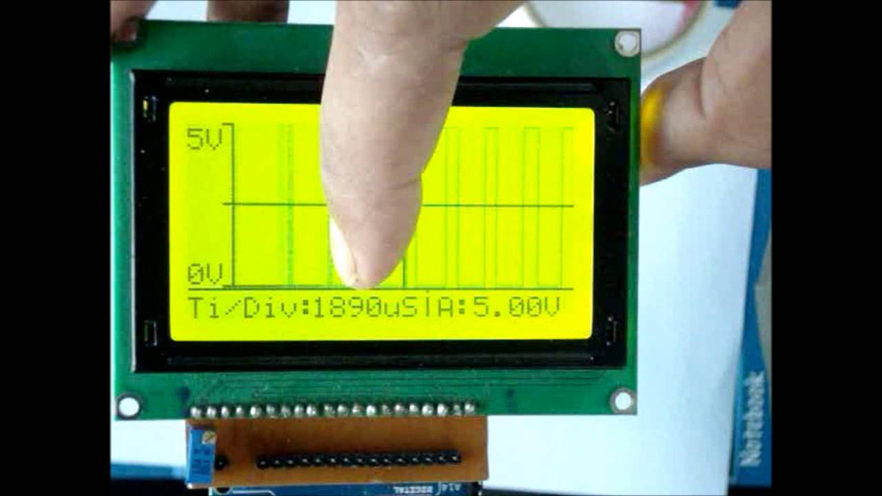 DIY Oscilloscope using Arduino and Graphic LCD (Osciduino) - YouTube