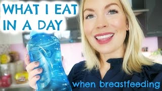 WHAT I EAT IN A DAY WHILE BREASTFEEDING