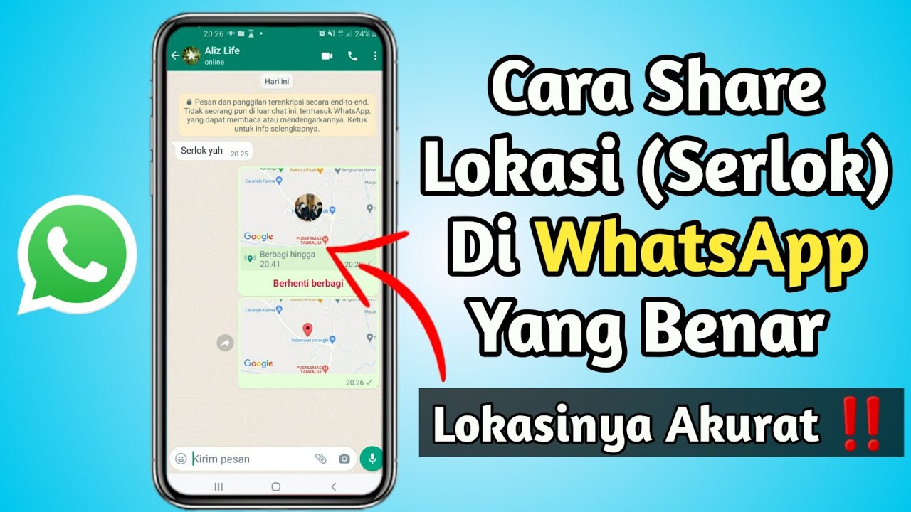 Cara Mengirimkan Lokasi Lewat WA (Whatsapp) Terbaru « ONLINESID