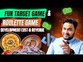 FUN TARGET GAME and ROULETTE GAME Secrets | Development Cost & Revenue Models of Fun Target Game