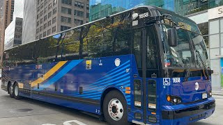 2025 Prevost X3-45 1658 SIM1C to Midtown-57th Street at 42nd Street-Bryant Park