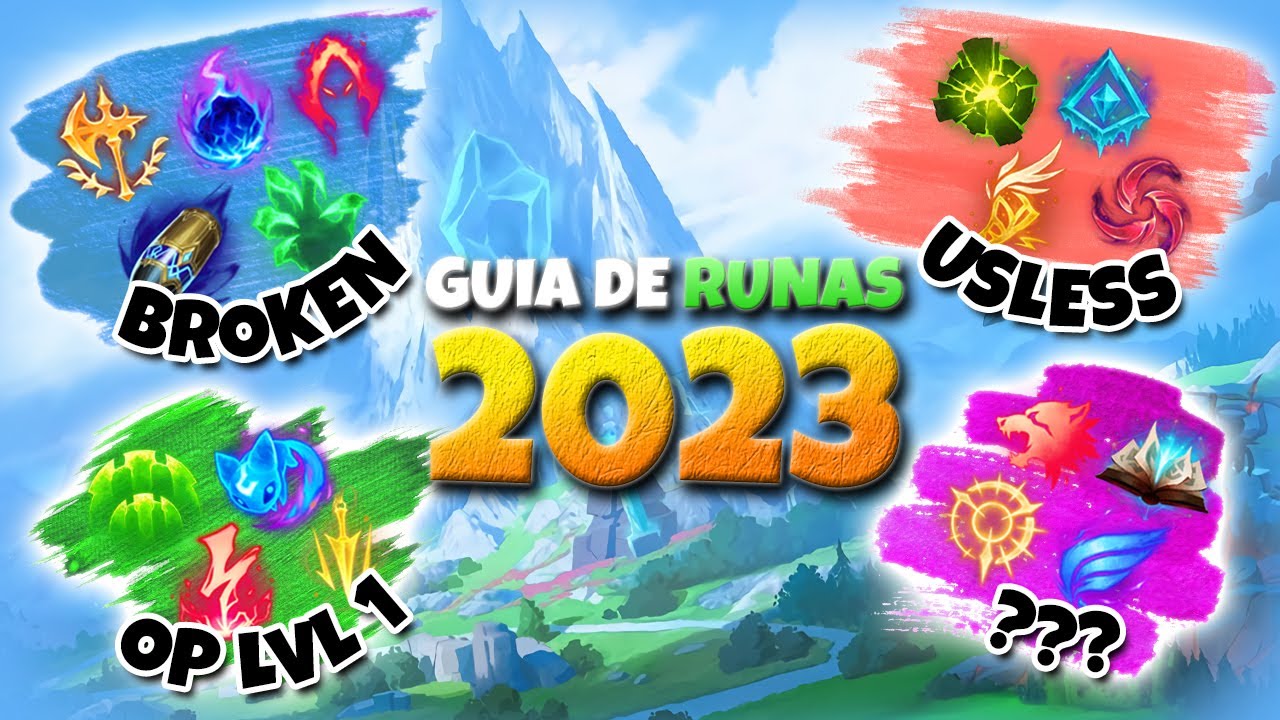 ¡TU GUÍA DE RUNAS EN LEAGUE OF LEGENDS 2023!.. TODAS EXPLICADAS - YouTube