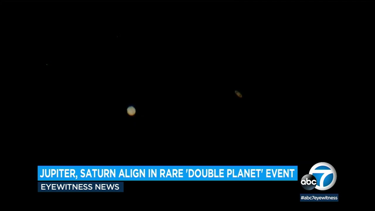 VIDEO: AIR7 HD captures rare 'Christmas star' over LA as Jupiter ...