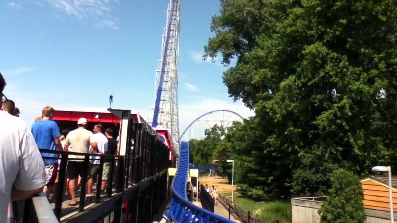 People Riding Millenium Force Millennium Force Off-Ride - YouTube