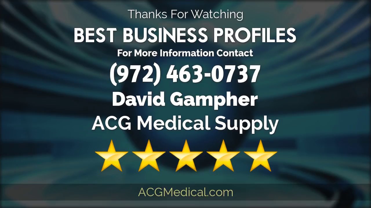 David Gampher Of ACG Medical Supply : Finding Medical Supplies and Mobility Equipment