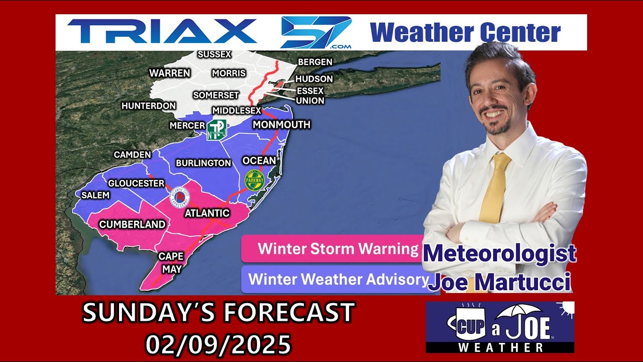 Here's the snow you'll see in NJ Tuesday PM - Wednesday AM | Winter ...