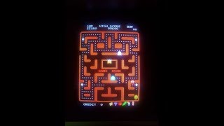 Ms. Pac Man  plus -  fast / speed -    Arcade Gameplay Highscore  3 lives